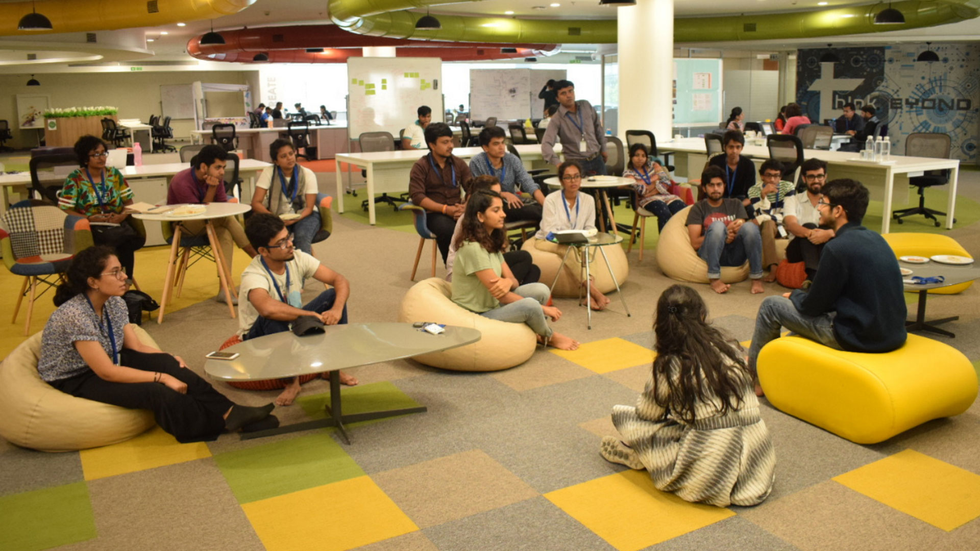 A TCS Digital Impact Square coaching session in progress