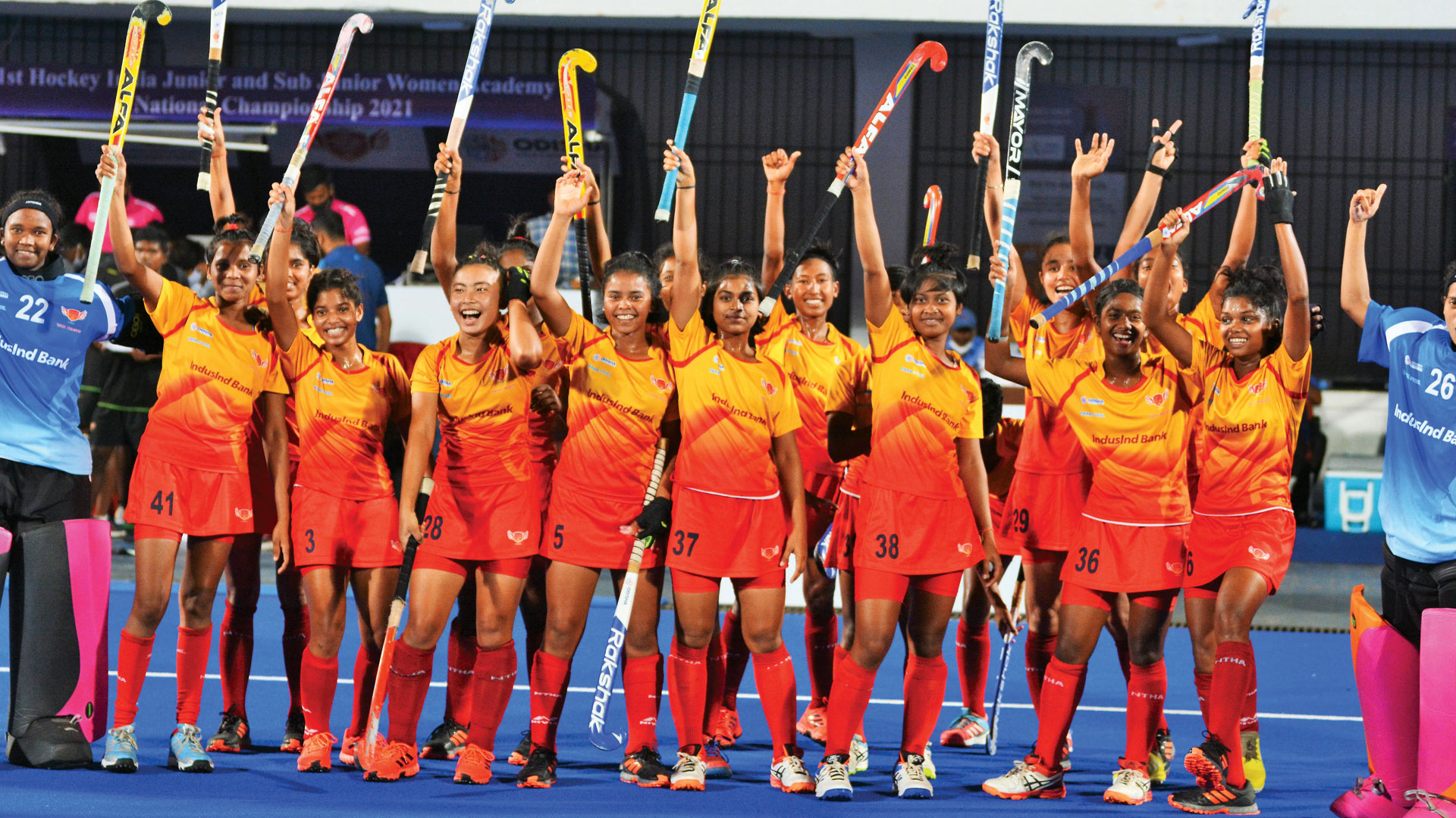 The ONTHPPC team after a match victory