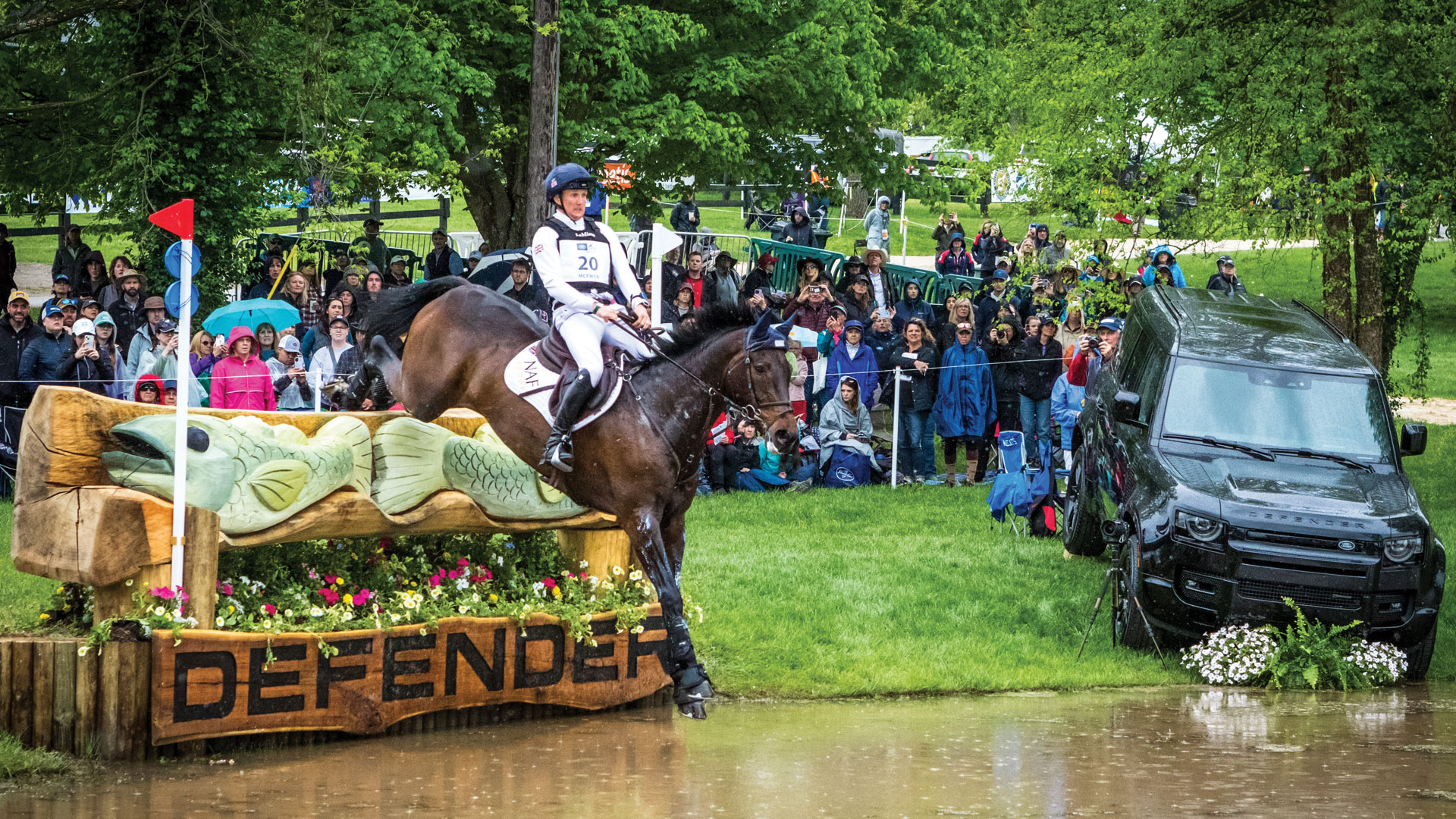 A show jumping equestrian event